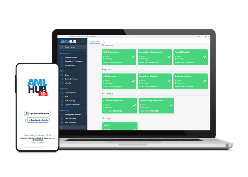 AMLHUB app and software