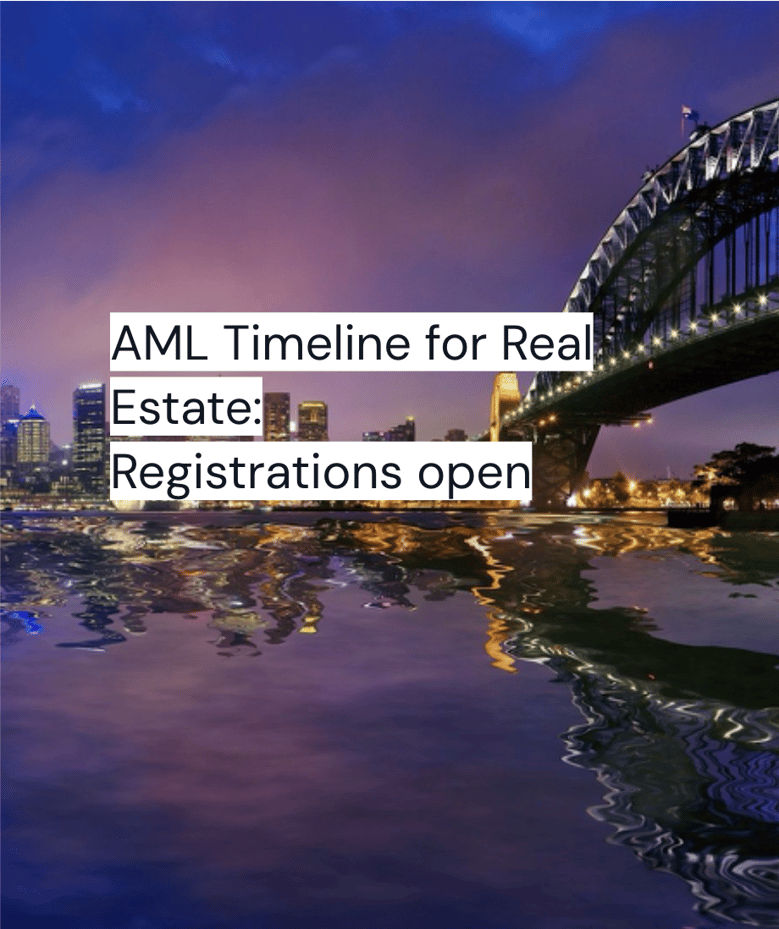 AML Timelines for Real Estate Webinar AML Timelines for Real Estate Webinar