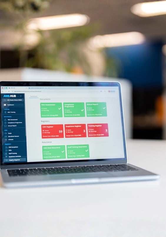 Web image AMLHUB desktop